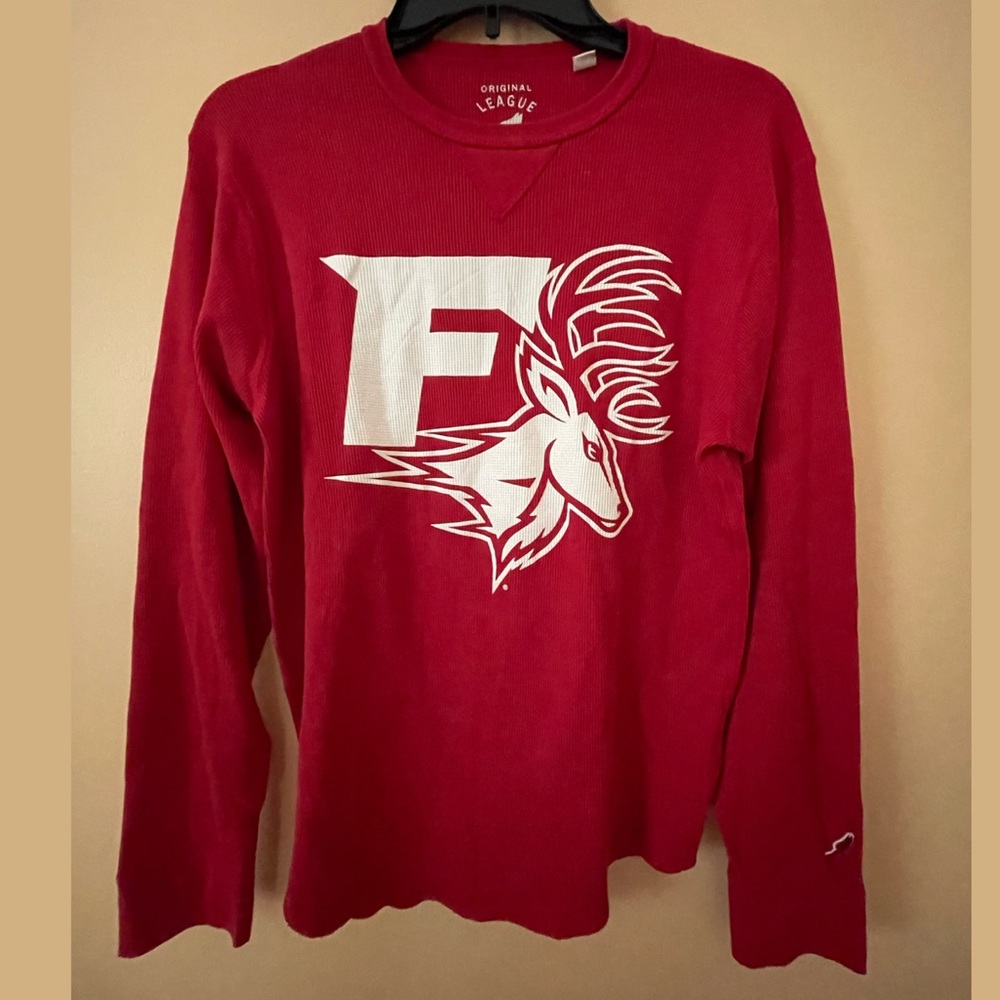 Fairfield University waffle long sleeve tee